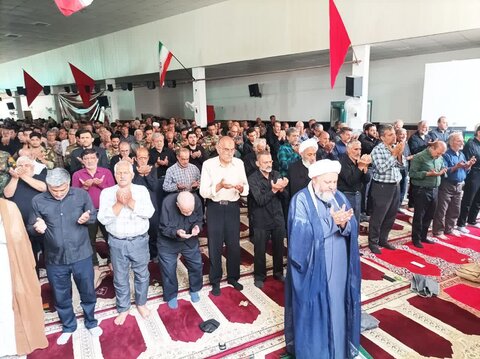 تصاویر/ نمازعبادی سیاسی جمعه آران وبیدگل