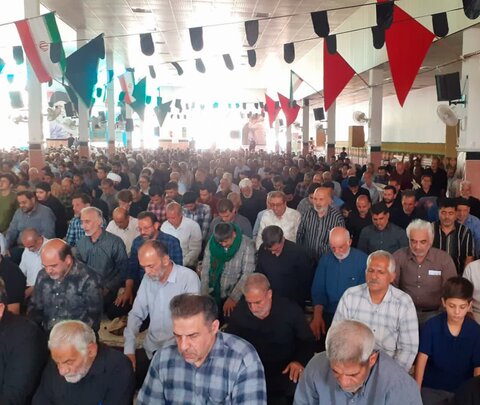 تصاویر/ نمازعبادی سیاسی جمعه آران وبیدگل