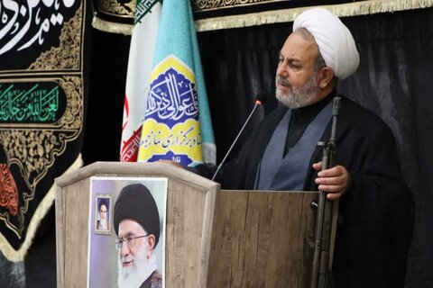 تصاویر/ آیین عبادی سیاسی نماز جمعه نوشین شهر