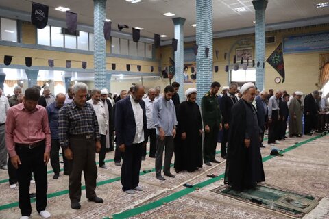 تصاویر/ آیین عبادی سیاسی نماز جمعه نوشین شهر