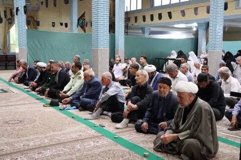تصاویر/ آیین عبادی سیاسی نماز جمعه نوشین شهر