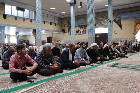 تصاویر/ آیین عبادی سیاسی نماز جمعه نوشین شهر