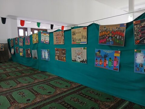 تصاویر/برگزاری نمایشگاه عفاف و حجاب در مصلی امام علی شهرستان ساوه