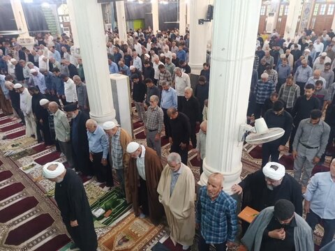 تصاویر/ آیین عبادی سیاسی نمازجمعه مرکز شهرستان دشتستان