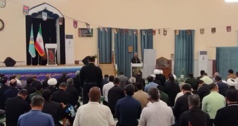 تصاویر/ آیین عبادی سیاسی نمازجمعه عسلویه