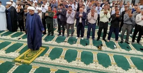 تصاویر/ آیین عبادی سیاسی نمازجمعه عسلویه