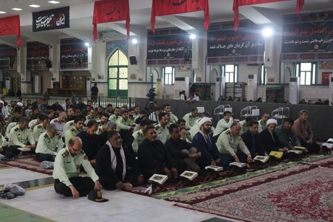 تصاویر/ مراسم گرامیداشت هفتمین روز شهادت شهید مدافع وطن "عباس بیرقی فرد" در گلزار شهدای بندرعباس