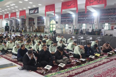 تصاویر/ مراسم گرامیداشت هفتمین روز شهادت شهید مدافع وطن "عباس بیرقی فرد" در گلزار شهدای بندرعباس