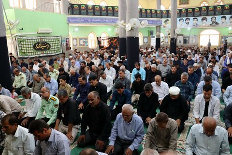 نمازجمعه بندر دیر به روایت تصویر