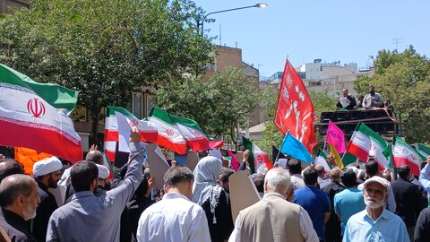 تصاویر/ راهپیمایی جمعه های خشم و نصر در مشهد