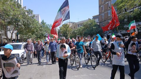 تصاویر/ راهپیمایی جمعه های خشم و نصر در مشهد