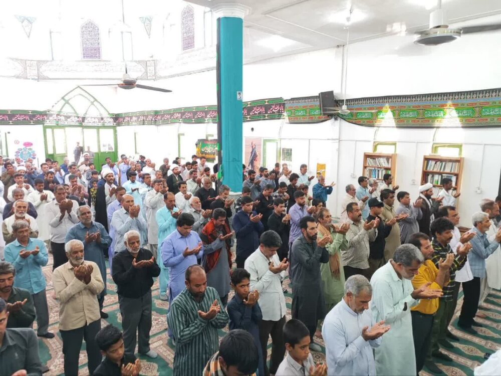تصاویر/ اقامه نمازجمعه ریگان