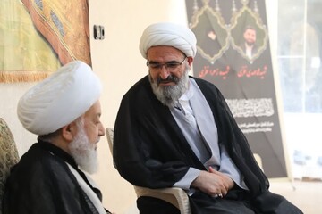 دیدار نماینده ولی‌فقیه در استان سمنان با حجت‌الاسلام و المسلمین نظری در پی شهادت فرزندان ایشان
