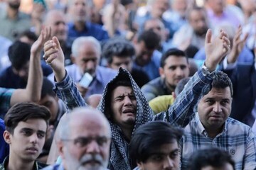 برگزاری مراسم دعا و استغاثه برای تعجیل در فرج امام زمان (عج) در همدان