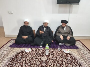 نشست معاون حوزه علمیه خوزستان با معاون تبلیغ حشد الشعبی عراق برگزار شد