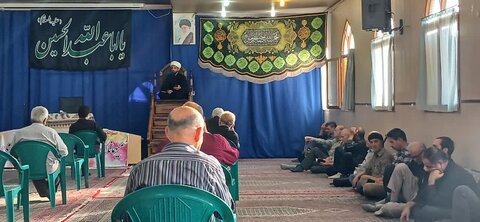 تصاویر/ آئین زیارت عاشورا در مدرسه علمیه امیرالمؤمنین(ع) آران و بیدگل