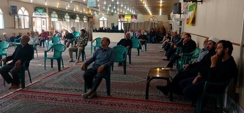 تصاویر/ آئین زیارت عاشورا در مدرسه علمیه امیرالمؤمنین(ع) آران و بیدگل