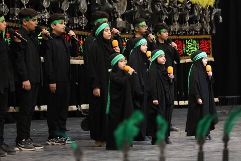 تصاویر/گردهمایی ارادتمندان اهل بیت (ع) همراه با تقدیر از ۷۰ پیرغلام و خادم حسینی در کاشان