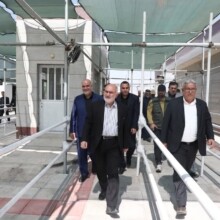 تصاویر/بازدید استاندار خوزستان از طرح های اربعین حسینی در مرز چذابه