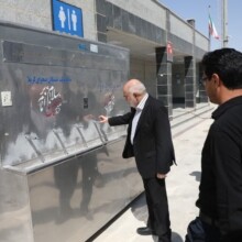 تصاویر/بازدید استاندار خوزستان از طرح های اربعین حسینی در مرز چذابه