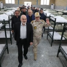 تصاویر/بازدید استاندار خوزستان از طرح های اربعین حسینی در مرز چذابه