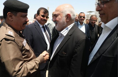 تصاویر/دیدار و نشست استاندار خوزستان با معاون وزیر امور داخلی عراق در مرز چذابه