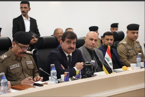 تصاویر/دیدار و نشست استاندار خوزستان با معاون وزیر امور داخلی عراق در مرز چذابه