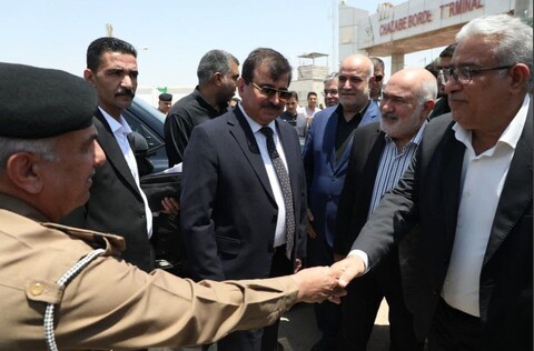 تصاویر/دیدار و نشست استاندار خوزستان با معاون وزیر امور داخلی عراق در مرز چذابه