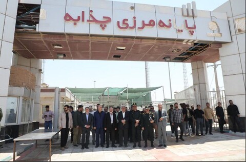 تصاویر/دیدار و نشست استاندار خوزستان با معاون وزیر امور داخلی عراق در مرز چذابه