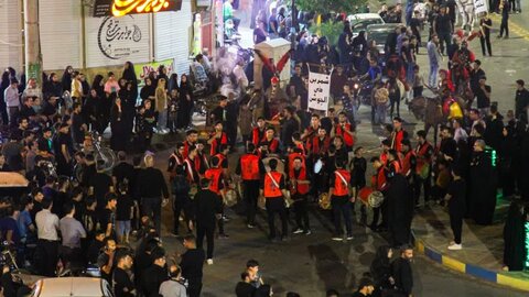 تصاویر/آیین نمادین کاروان اسرای کربلا به شام در نجف ایران