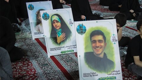 تصاویر بزرگداشت شهدای اقتدار ایران درهلال بن علی