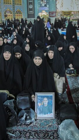 تصاویر بزرگداشت شهدای اقتدار ایران درهلال بن علی