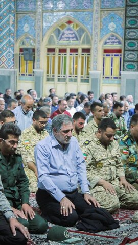 تصاویر بزرگداشت شهدای اقتدار ایران درهلال بن علی