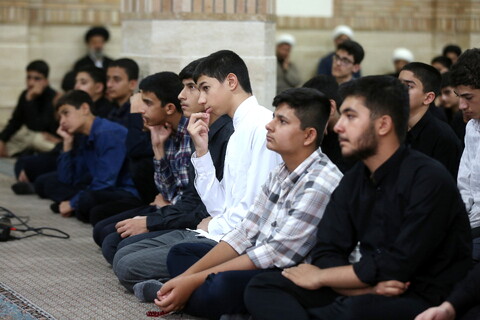 تصاویر/ مراسم افتتاحیه دوره میثاق طلبگی حوزه ای علمیه