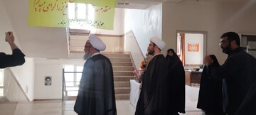 تصاویر/ بازدید امام جمعه مرند از حوزه علمیه خواهران شهرستان مرند