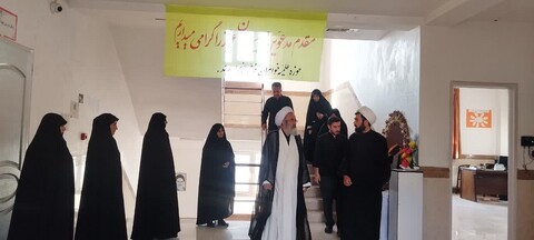 تصاویر/ بازدید امام جمعه مرند از حوزه علمیه خواهران شهرستان مرند