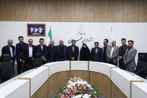 تصاویر /  دیدار نمایندگان رسانه‌های استان با استاندار همدان