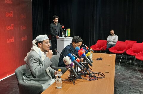 نشست خبری نماینده ویژه فرهنگی و رسانه‌ای انصارالله یمن