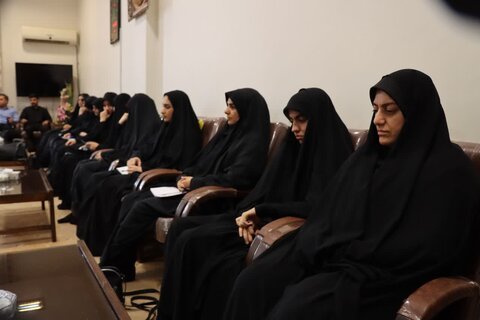 تصاویر/دیدار فرمانده ناحیه بسیج دانشجویی سپاه امیرالمومنین (ع) با امام جمعه ایلام