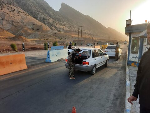 تصاویر/ بازدید امام جمعه دره‌شهر از مقر های ایست و بازرسی