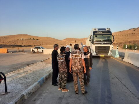 تصاویر/ بازدید امام جمعه دره‌شهر از مقر های ایست و بازرسی