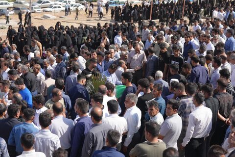 تصاویری از مراسم تشییع پیکر پاک شهید امدادگر کوروش بیرانوند  در خرم آباد