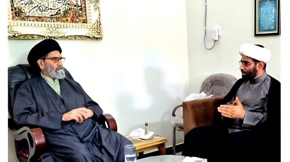 دفتر قائد ملت جعفریہ قم المقدسہ کے آفس سیکرٹری کی قائد ملت جعفریہ سے ملاقات