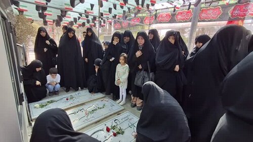 تصاویر/تجدید میثاق با شهدای جنگ 12 روزه