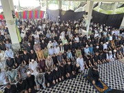 تصاویر/ یوم شہادت امام زین العابدینؑ کی مناسبت سے شالیمار سرینگر میں عظیم الشان جلوس 