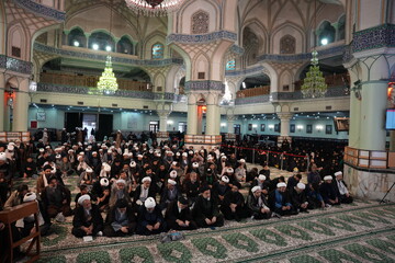 فیلم | گزیده ای از  مراسم بزرگداشت شهدای روحانیت جنگ تحمیلی ۱۲روزه