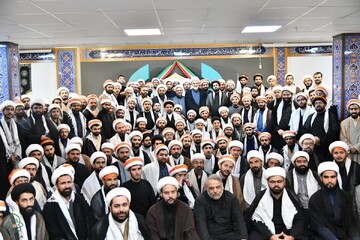 تصاویر| مراسم بدرقه مبلغان اربعین با عنوان هداه الطریق ۱۴۴۷