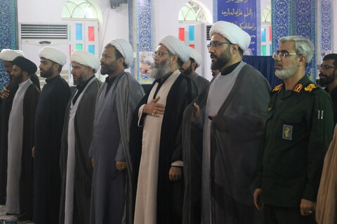 تصاویر / اجتماع طلاب و روحانیون هرمزگان در محکومیت جنایات رژیم صهیونستی در بندرعباس