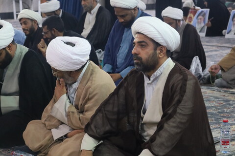 تصاویر / اجتماع طلاب و روحانیون هرمزگان در محکومیت جنایات رژیم صهیونستی در بندرعباس