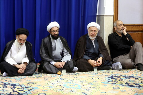 تصاویر/ مراسم سوگواری شهادت امام سجاد (ع) در بیوت مراجع